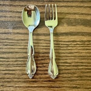 ONEIDA Community Stainless Steel‎ Baby Spoon & Oneida Baby Fork